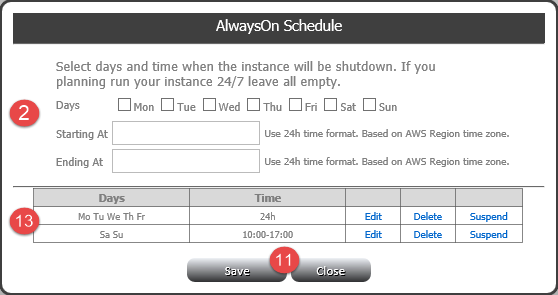 AlwaysOn Scheduler