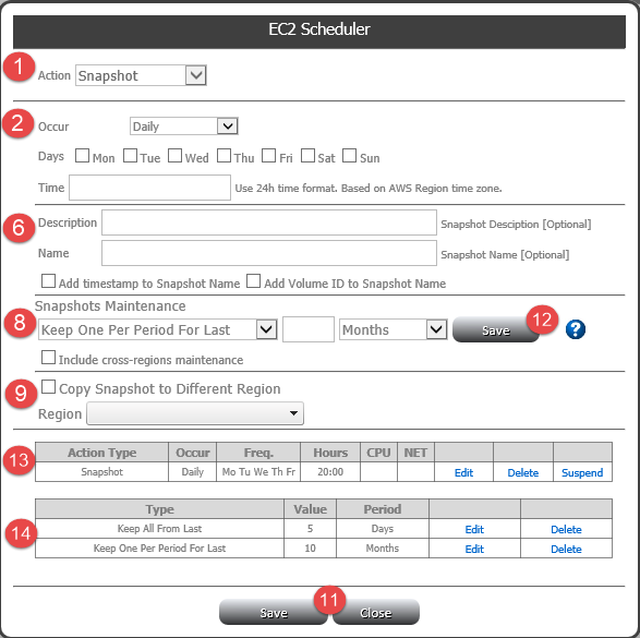 Snapshot Scheduler
