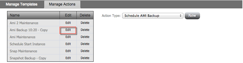 EC2 Scheduler Templates